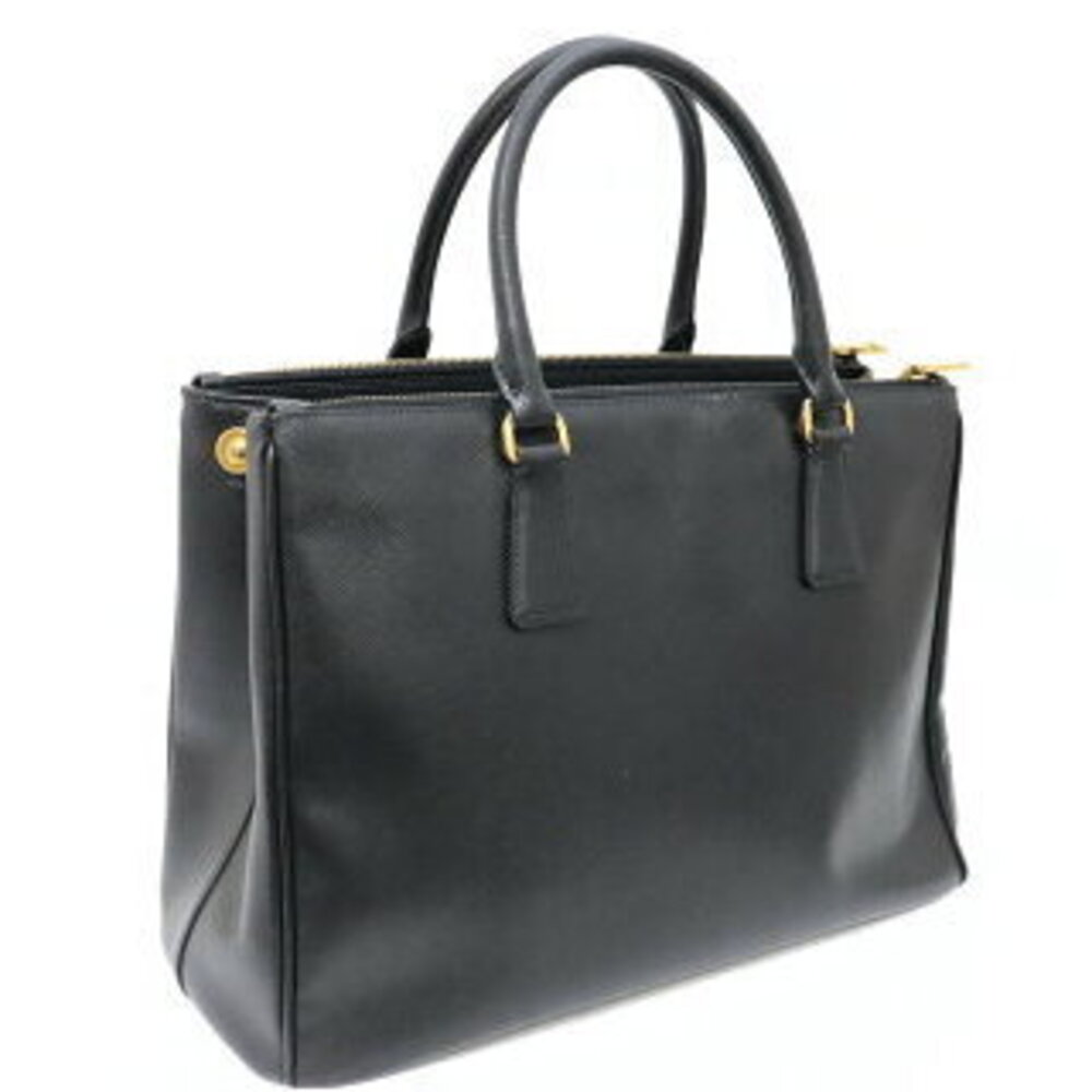 Prada leather bag Saffiano Galleria black